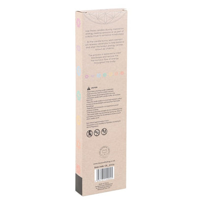 Energy Alignment Candle Set – 3 Chakra Balancing Taper Candles