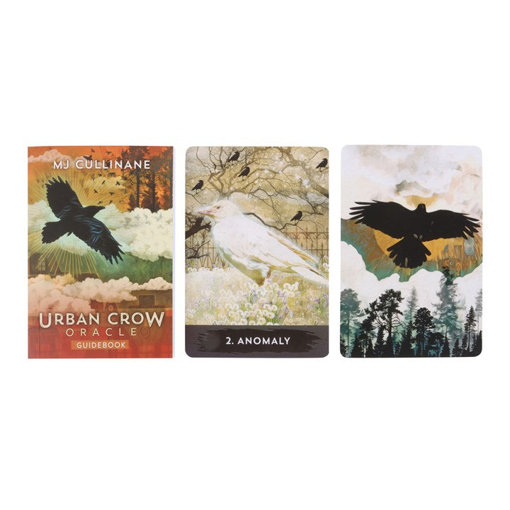 Urban Crow Oracle Card Deck by MJ Cullinane – 54 Cards & Guidebook