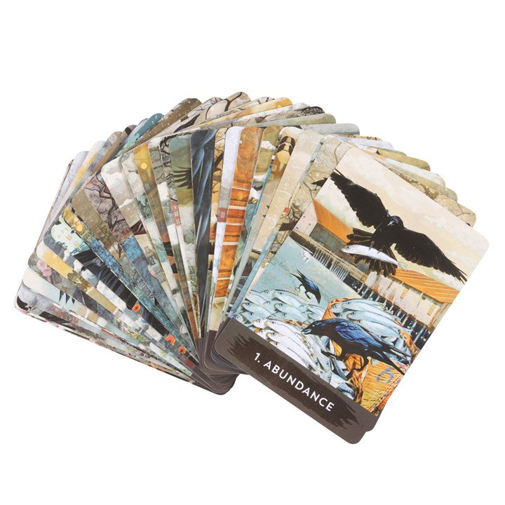 Urban Crow Oracle Card Deck by MJ Cullinane – 54 Cards & Guidebook