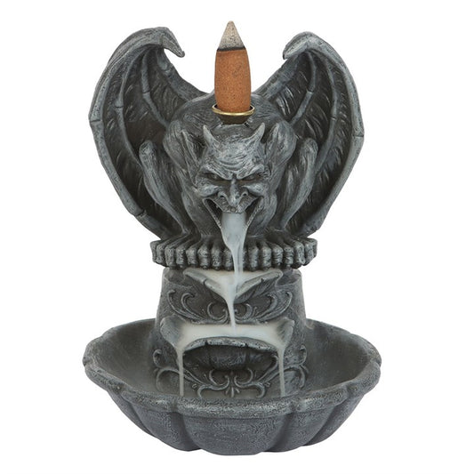 Gargoyle Backflow Incense Burner – Gothic Smoke Flow Ritual Figurine
