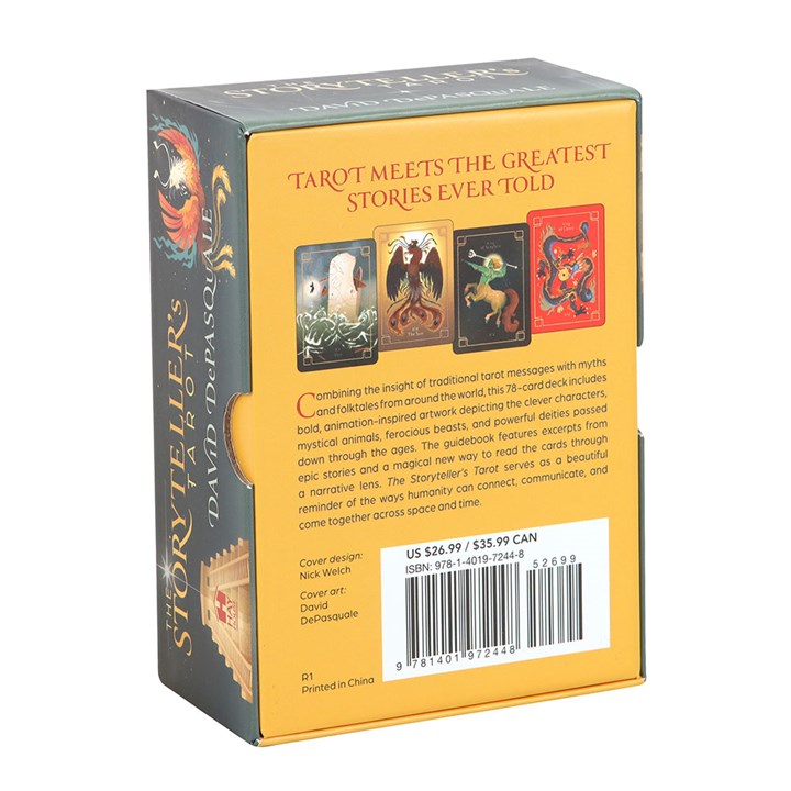 The Storyteller’s Tarot Deck – 78-Card Illustrated Tarot by David DePasquale