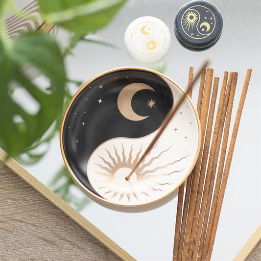 Yin Yang Ritual Incense Holder – Balance & Harmony Stick Burner Dish