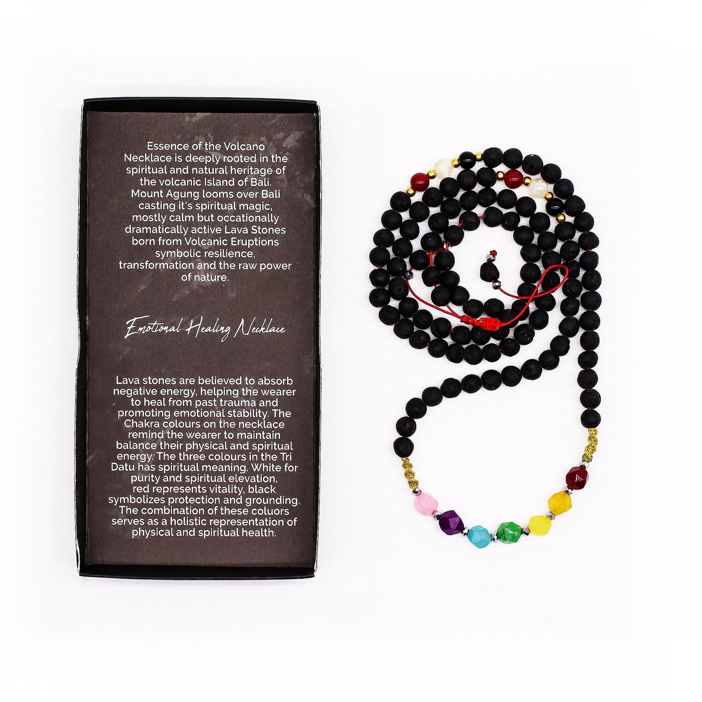 Volcano Spirit Necklace – Emotional Healing & Heart Chakra Balance
