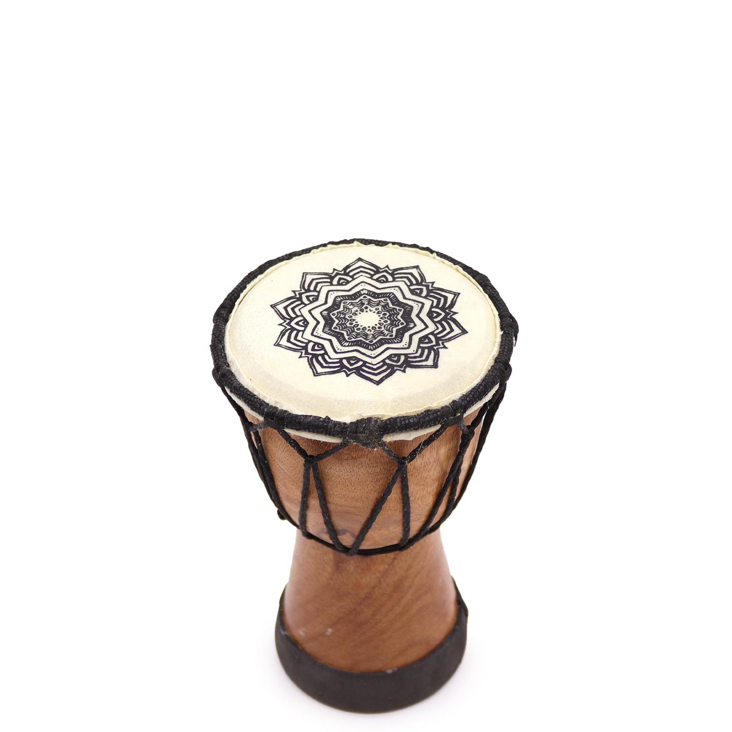 Mandala Wide Top Djembe Drum – 15cm | Sacred Rhythm & Spiritual Artistry