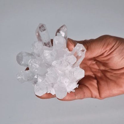 Crafted Quartz Cluster – Clear Quartz Crystal (0.339–0.342kg)
