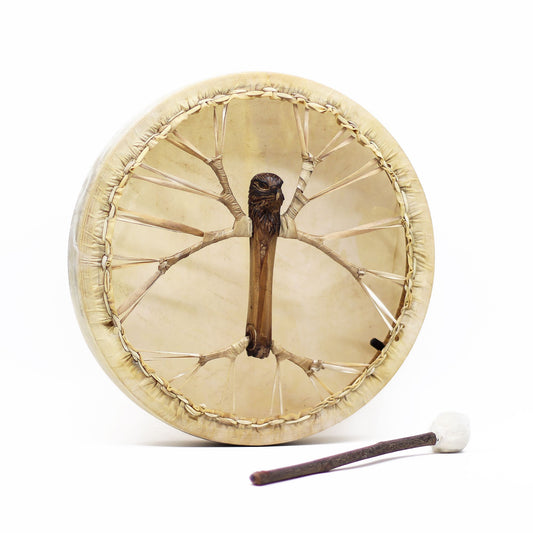 Spirit of the Eagle – Shaman Drum & Stick | Tunable 40cm Sacred Instrument