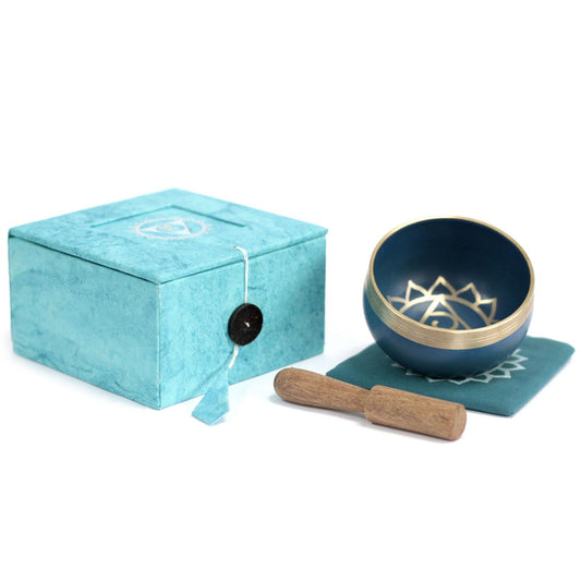 Throat Chakra Singing Bowl – Blue, Lapis Lazuli Energy (Vishuddha)
