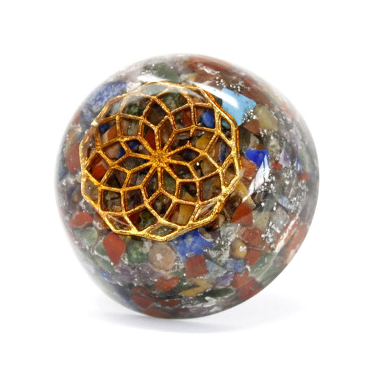 Orgonite Desk Power Pack – Multi Stone Dome
