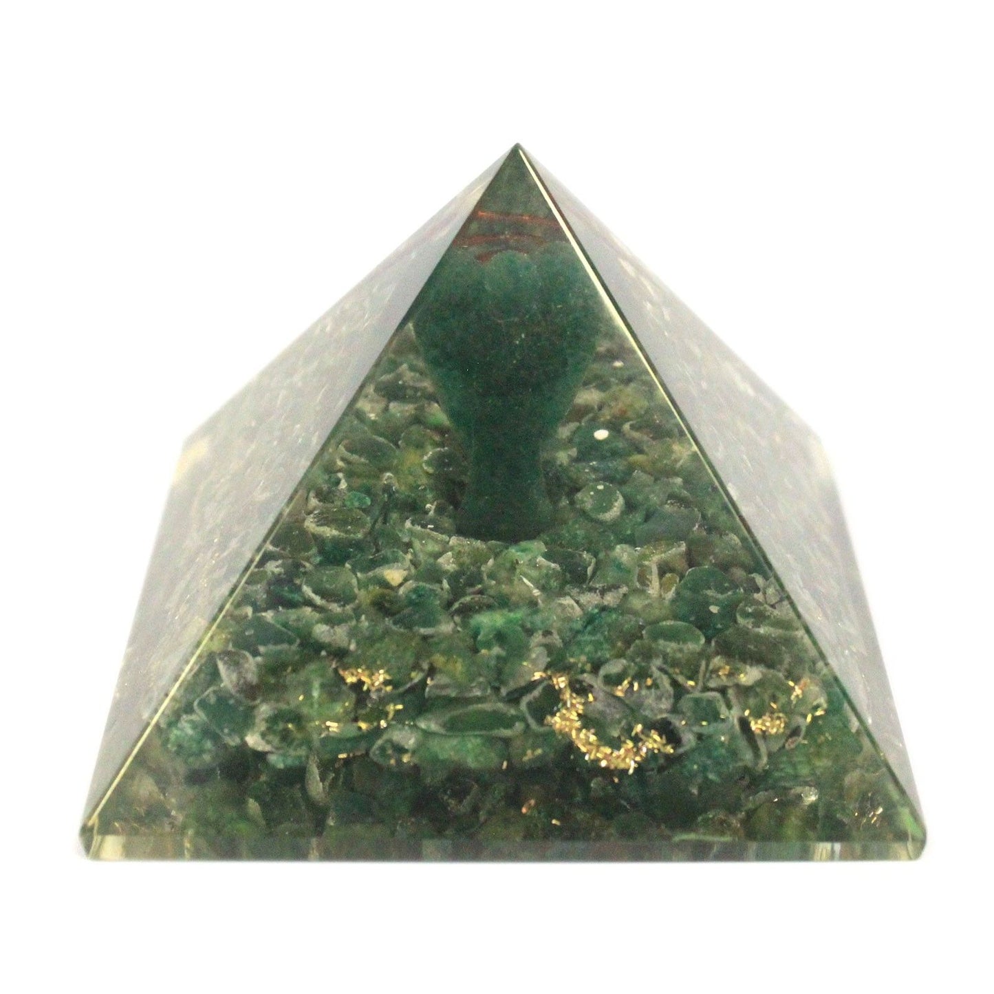Large Orgonite Pyramid 70mm – Angel Protection & Healing Energy