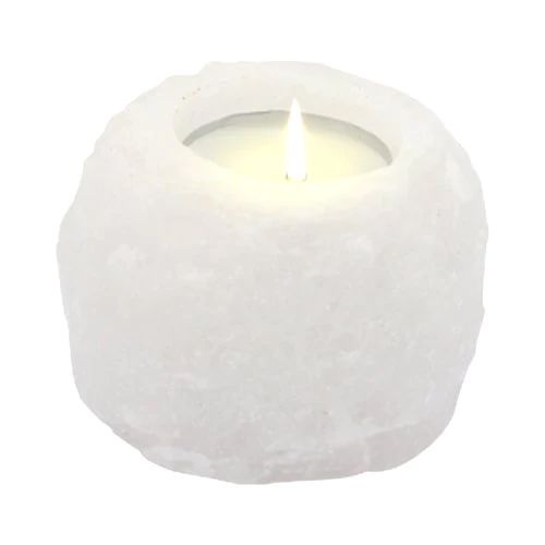 Crystal Rock Himalayan Salt Candle Holder