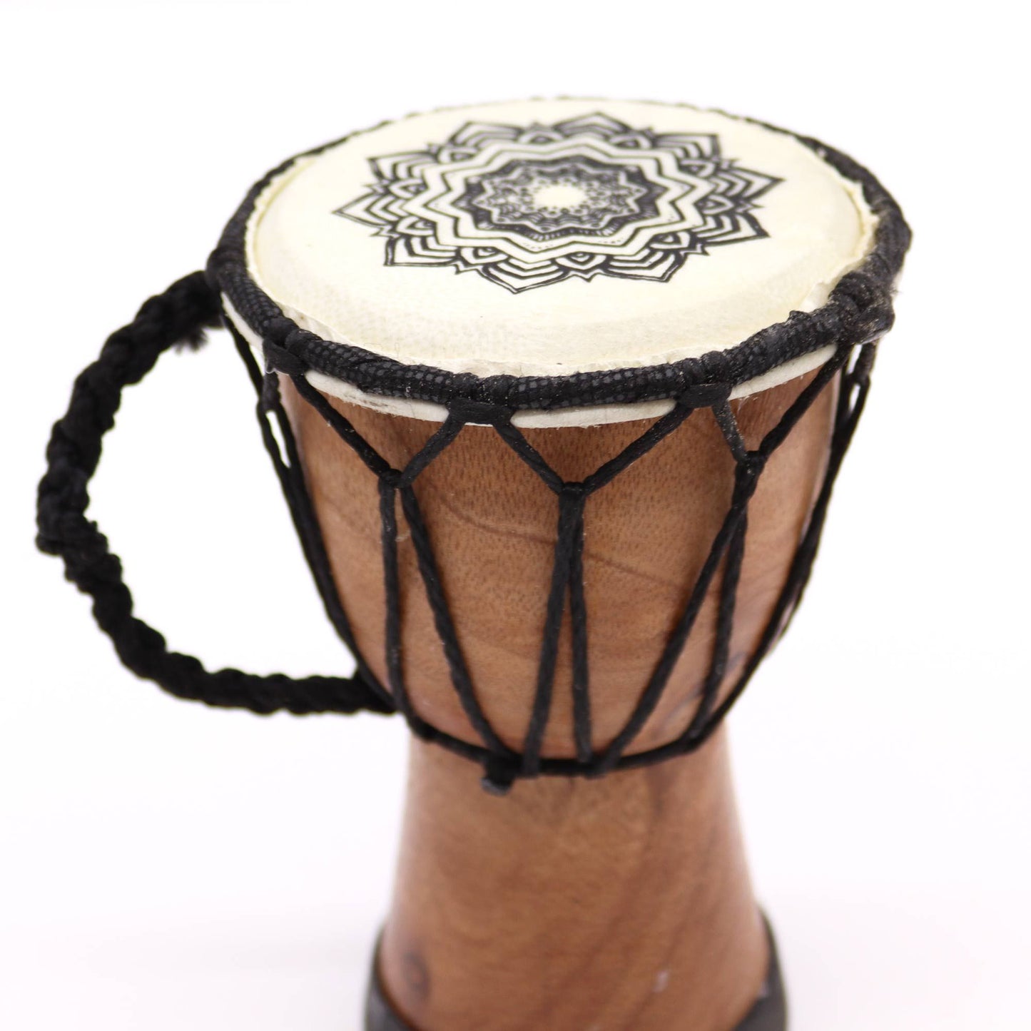 Mandala Wide Top Djembe Drum – 15cm | Sacred Rhythm & Spiritual Artistry