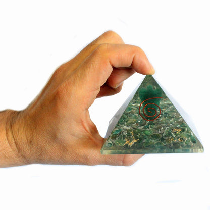 Large Orgonite Pyramid 70mm – Angel Protection & Healing Energy