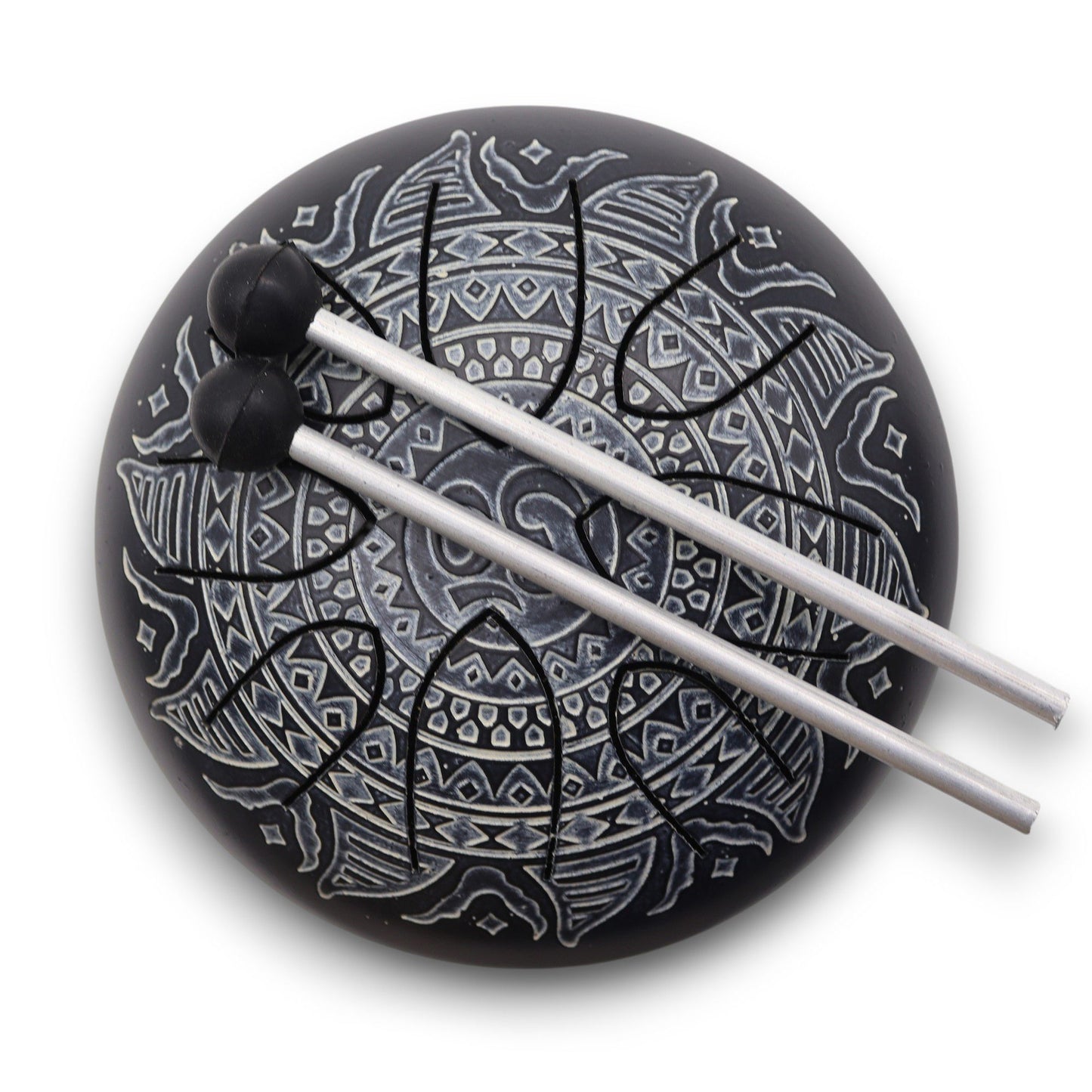 Hapi Drum – Om Mandala Engraved | 16cm | Sacred Sound & Meditative Harmony