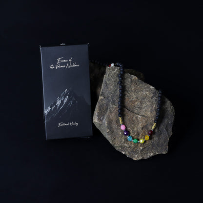 Volcano Spirit Necklace – Emotional Healing & Heart Chakra Balance