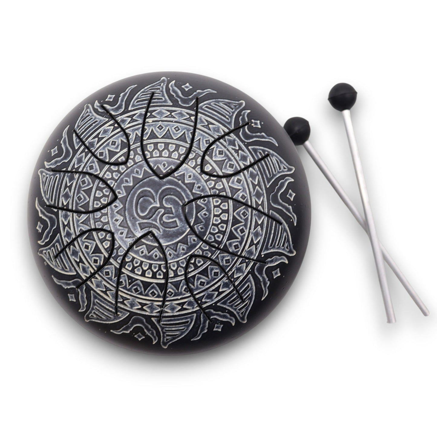 Hapi Drum – Om Mandala Engraved | 16cm | Sacred Sound & Meditative Harmony