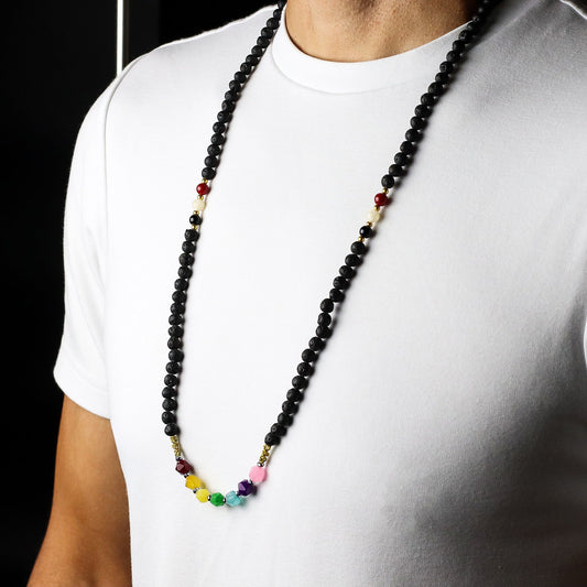 Volcano Spirit Necklace – Emotional Healing & Heart Chakra Balance