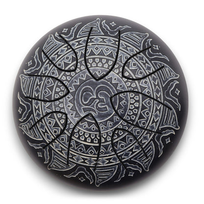 Hapi Drum – Om Mandala Engraved | 16cm | Sacred Sound & Meditative Harmony