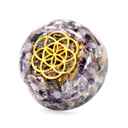 Orgonite Power Dome – Amethyst Energy Pack