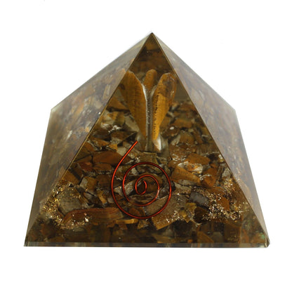 Large Orgonite Pyramid 70mm – Angel Protection & Healing Energy