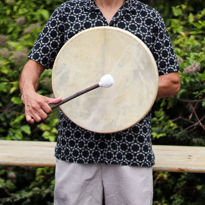 Spirit of the Eagle – Shaman Drum & Stick | Tunable 40cm Sacred Instrument