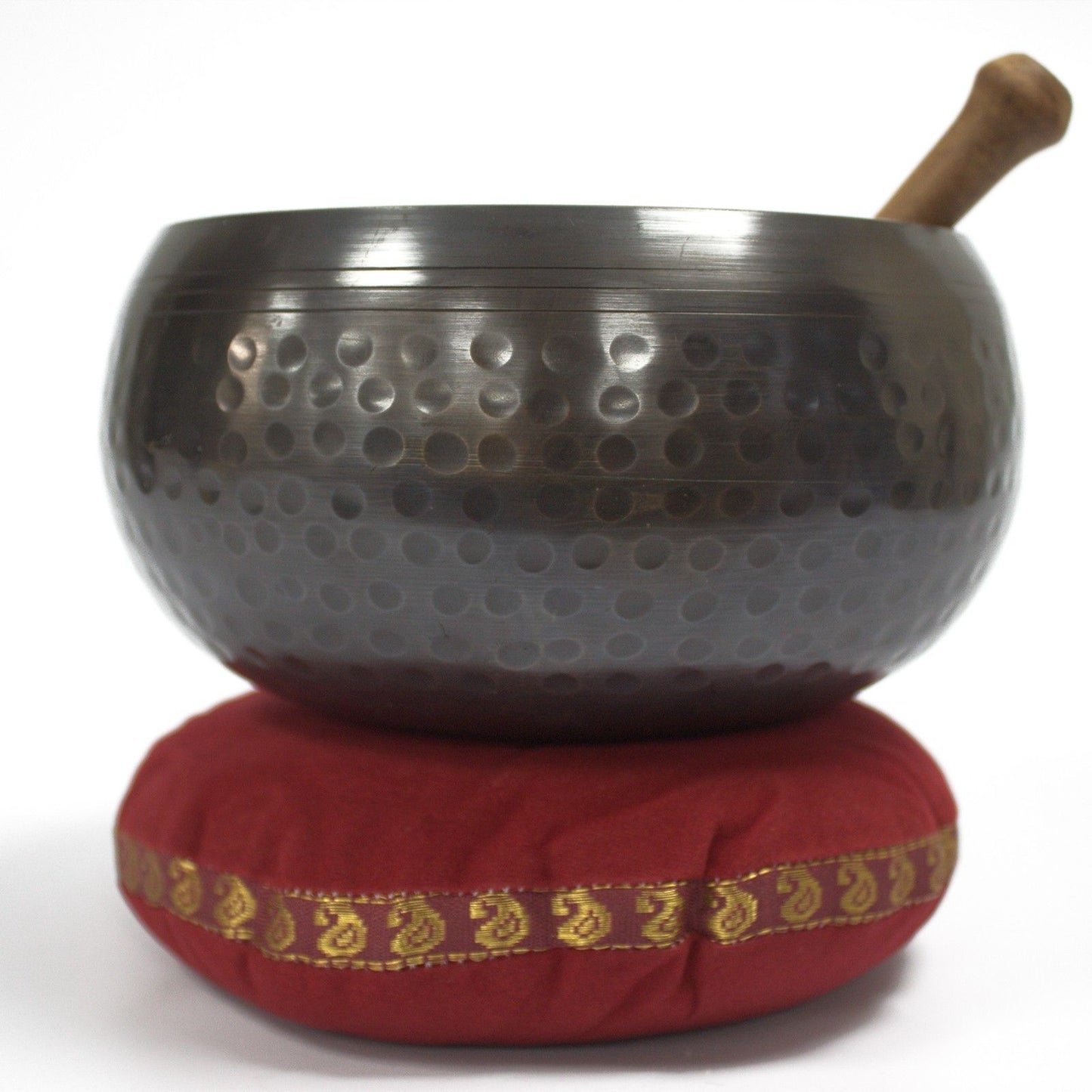 Velvet Singing Bowl Cushion 11cm – Soft Support for Meditation & Décor