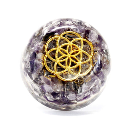 Orgonite Power Dome – Amethyst Energy Pack