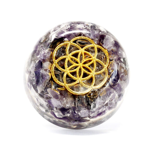 Orgonite Power Dome – Amethyst Energy Pack