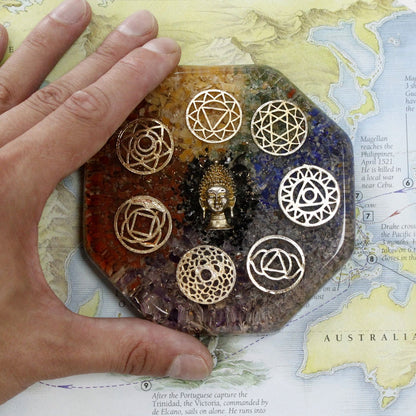 Orgonite Desk Power Pack – Esoteric Energy Plate (10cm)