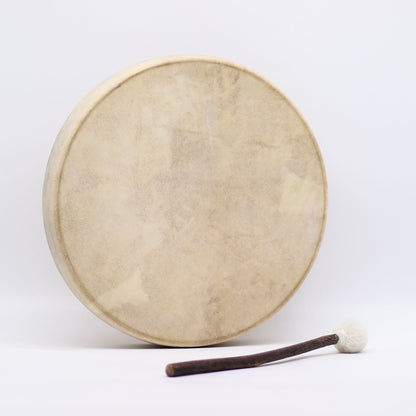 Spirit of the Bear – Shaman Drum & Stick | Tunable 40cm Ritual Instrument