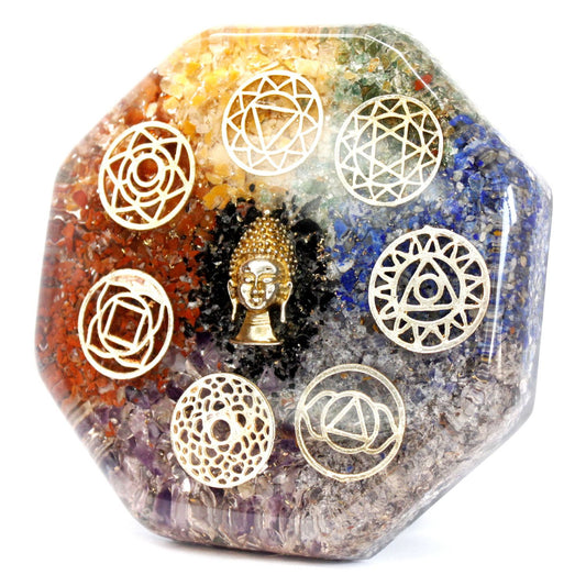 Orgonite Desk Power Pack – Buddha Chakra (Large, 11cm)