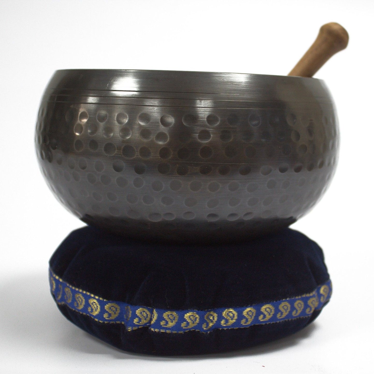 Velvet Singing Bowl Cushion 11cm – Soft Support for Meditation & Décor