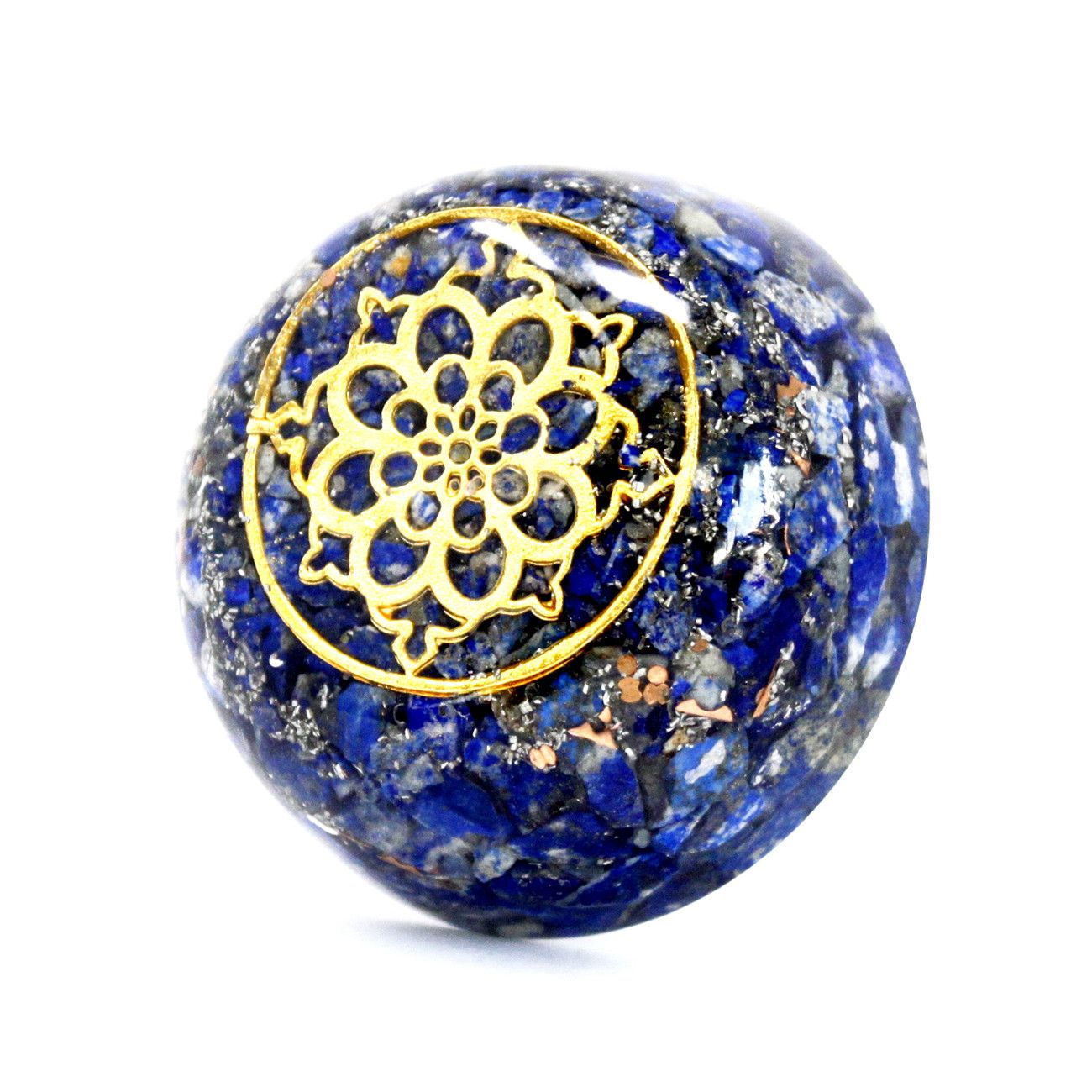 Orgonite Desk Power Pack – Lapis Dome