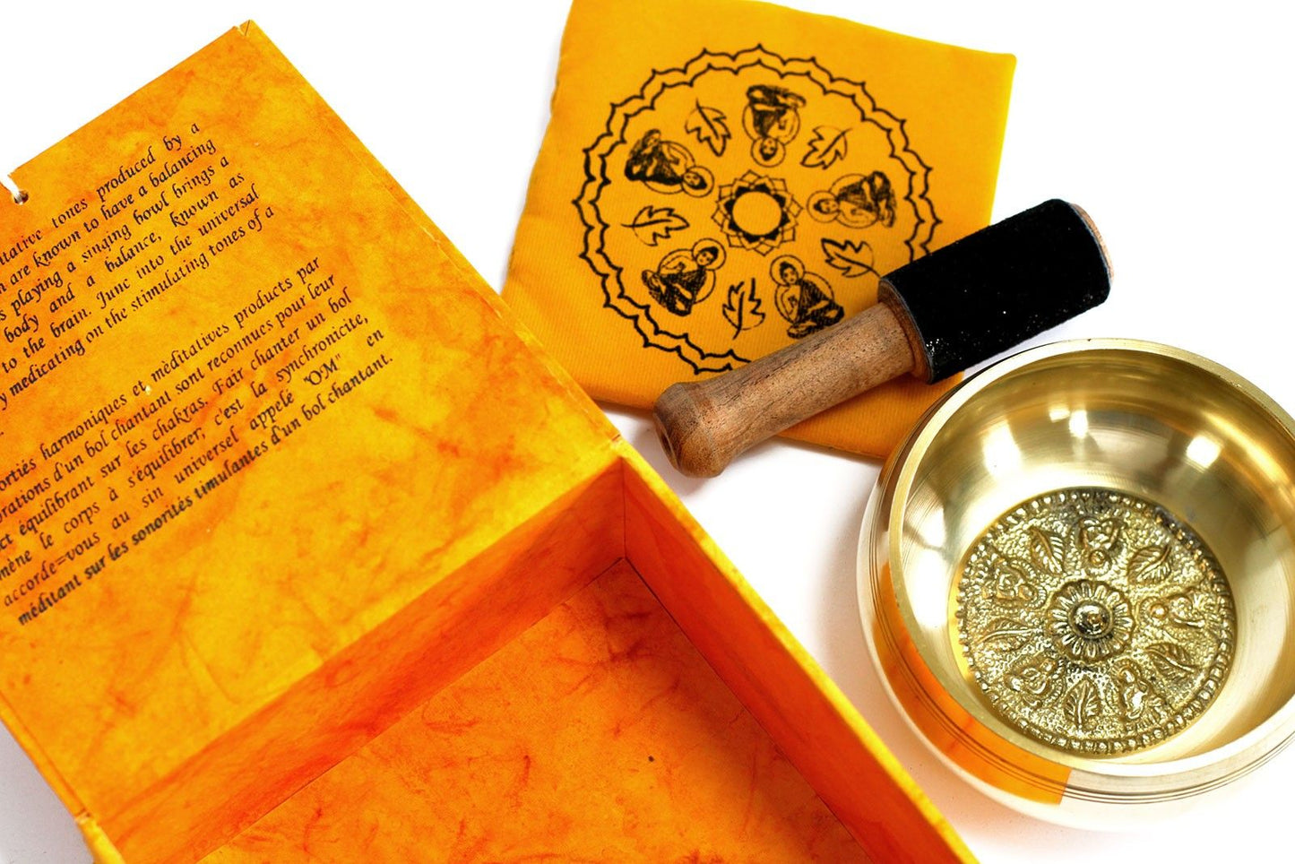 Special Meditation Bowl Gift Set – 11.5 cm Chakra Singing Bowl with Cushion & Mallet