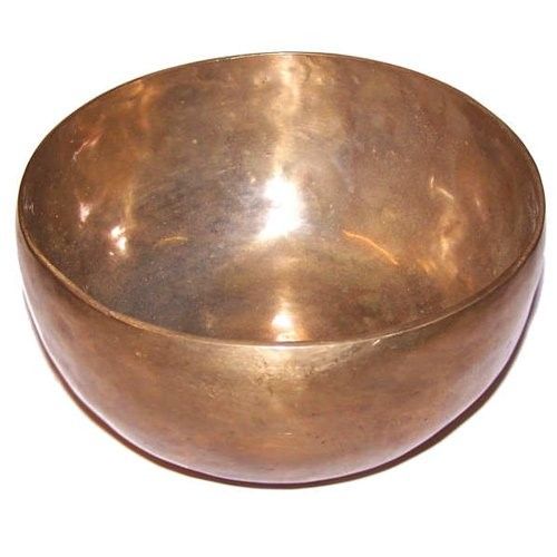 Handmade Brass Singing Bowl – 16 cm Hand-Hammered Meditation & Sound Healing Bowl
