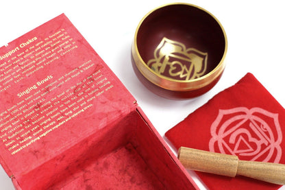Root Chakra Singing Bowl – Red, Garnet Energy (Muladhara)