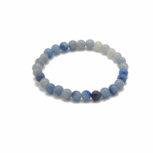 Blue Lace Agate Gemstone Bracelet