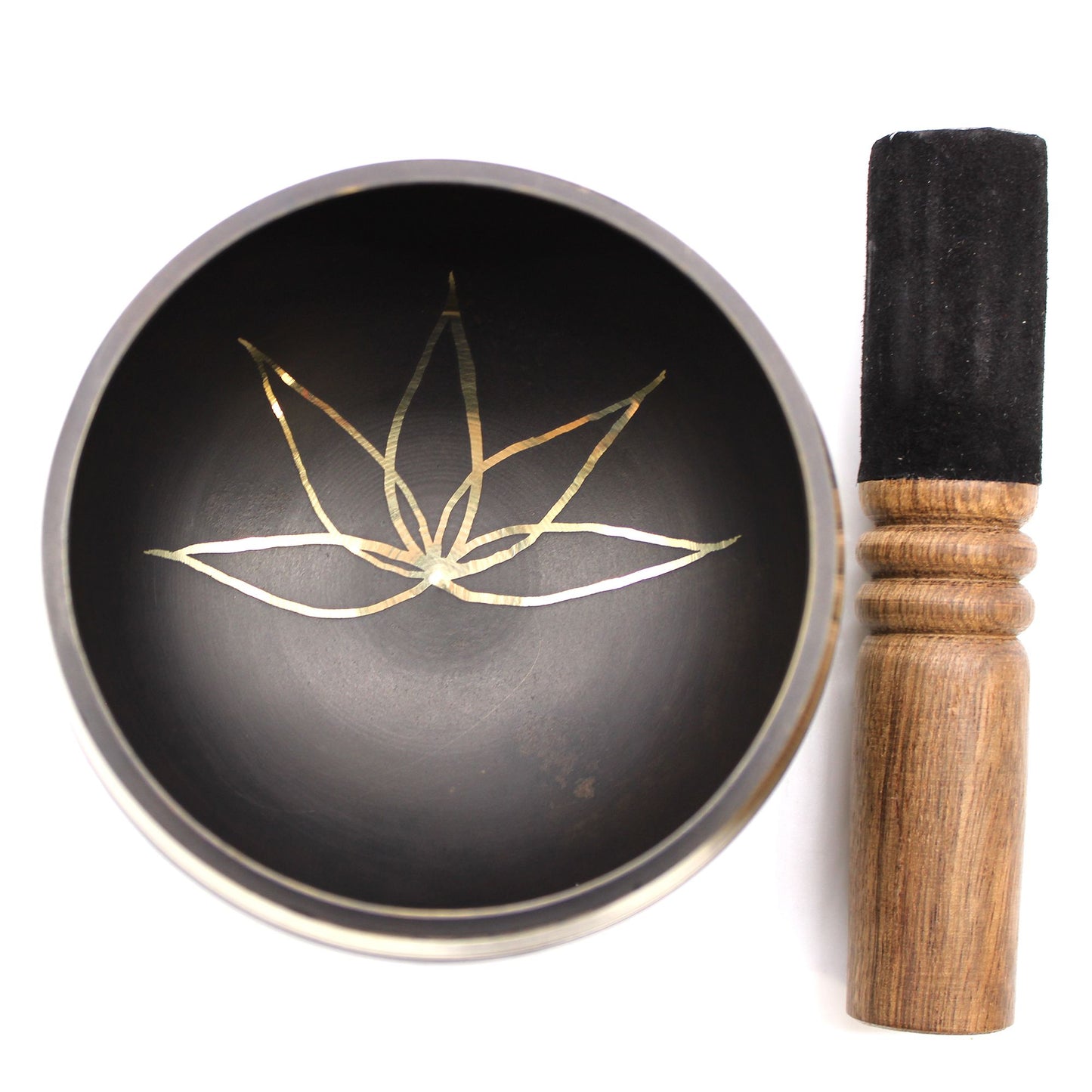 Lotus Flower Singing Bowl Set – 659Hz Sound Healing with Mallet, Cushion & Case