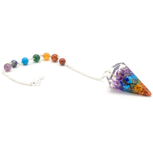 Orgonite Pendulum – 7 Chakra Healing Energy