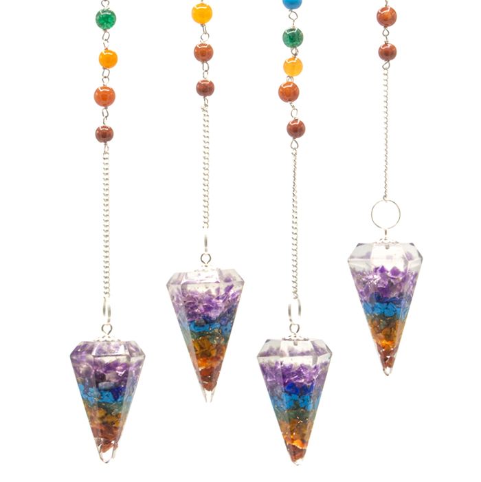 Orgonite Pendulum – 7 Chakra Healing Energy