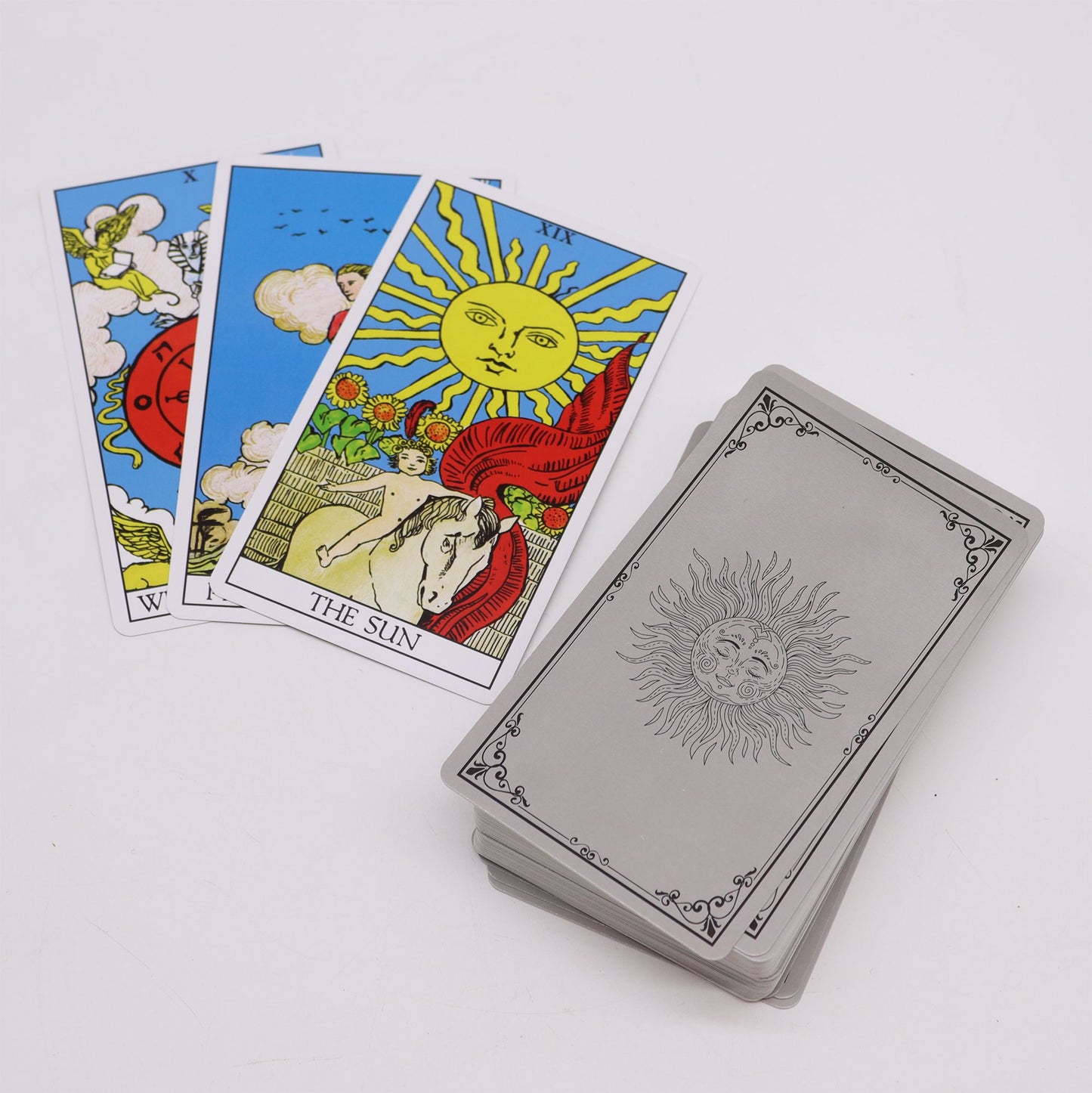 Traditional Arcana Tarot Set | 78-Card Classic Tarot Deck with Guidebook