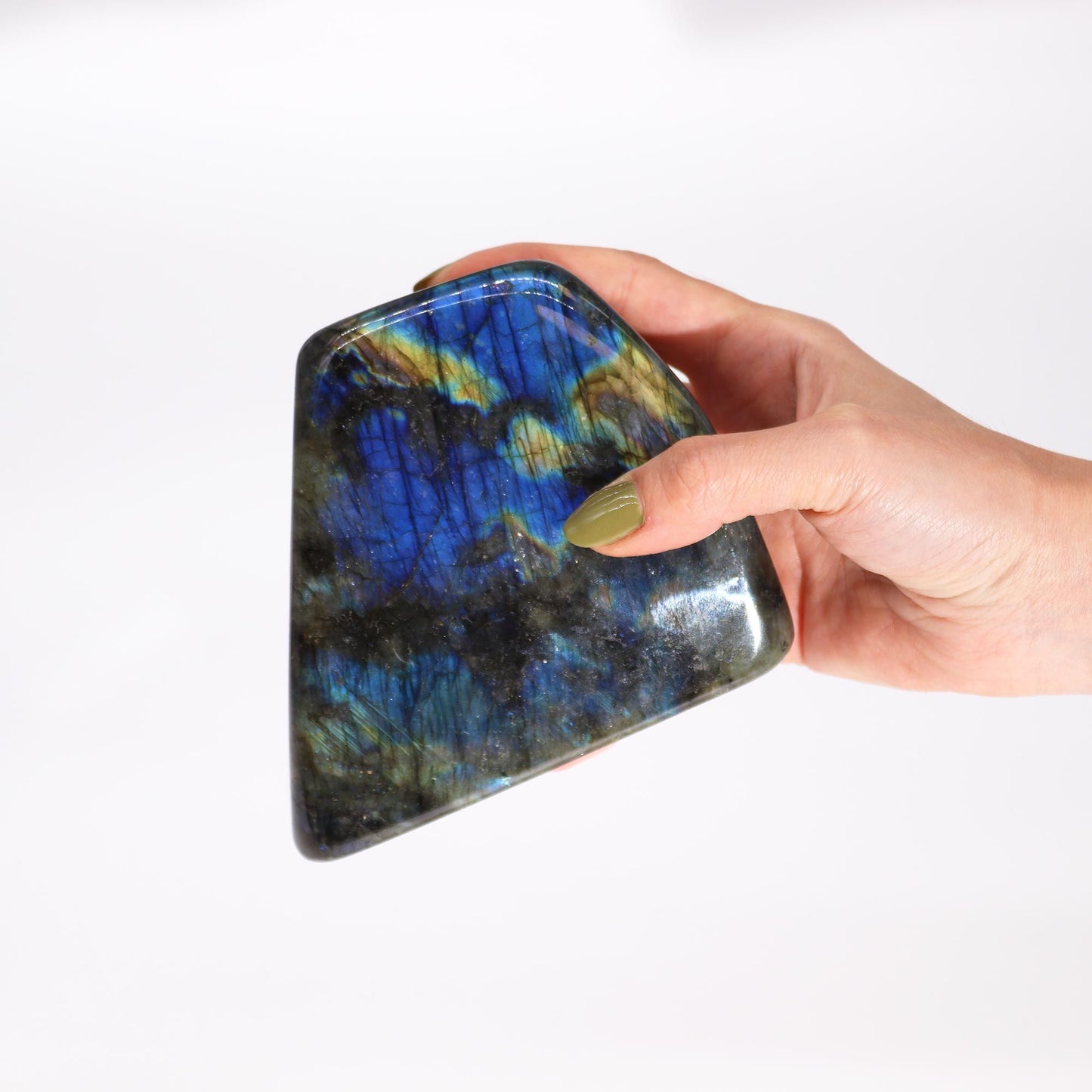 Madagascar Labradorite Statement Stone – 900-1100g