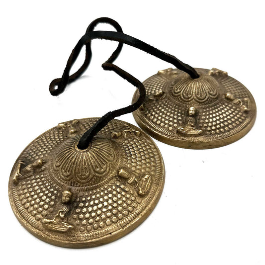 Tibetan Tingsha – Five Buddha Design (Approx. 9.5cm)