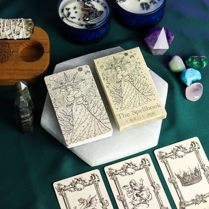 The Spellbook Oracle Cards – Witchcraft Divination Deck