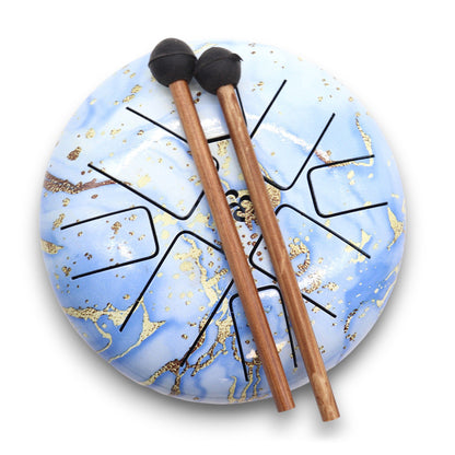 Hapi Drum Blue Sky OM – 18cm | Handpan for Meditation & Sound Healing