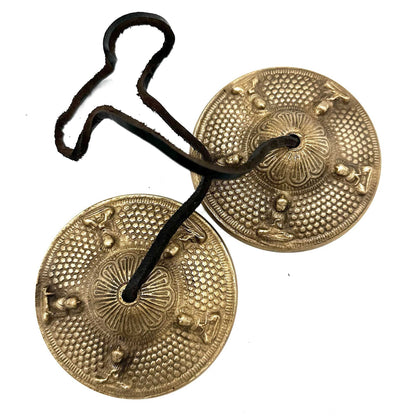 Tibetan Tingsha – Five Buddha Design (Approx. 9.5cm)