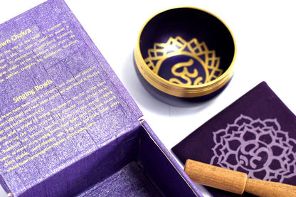 Crown Chakra Singing Bowl – Violet, Amethyst Energy (Sahasrara)