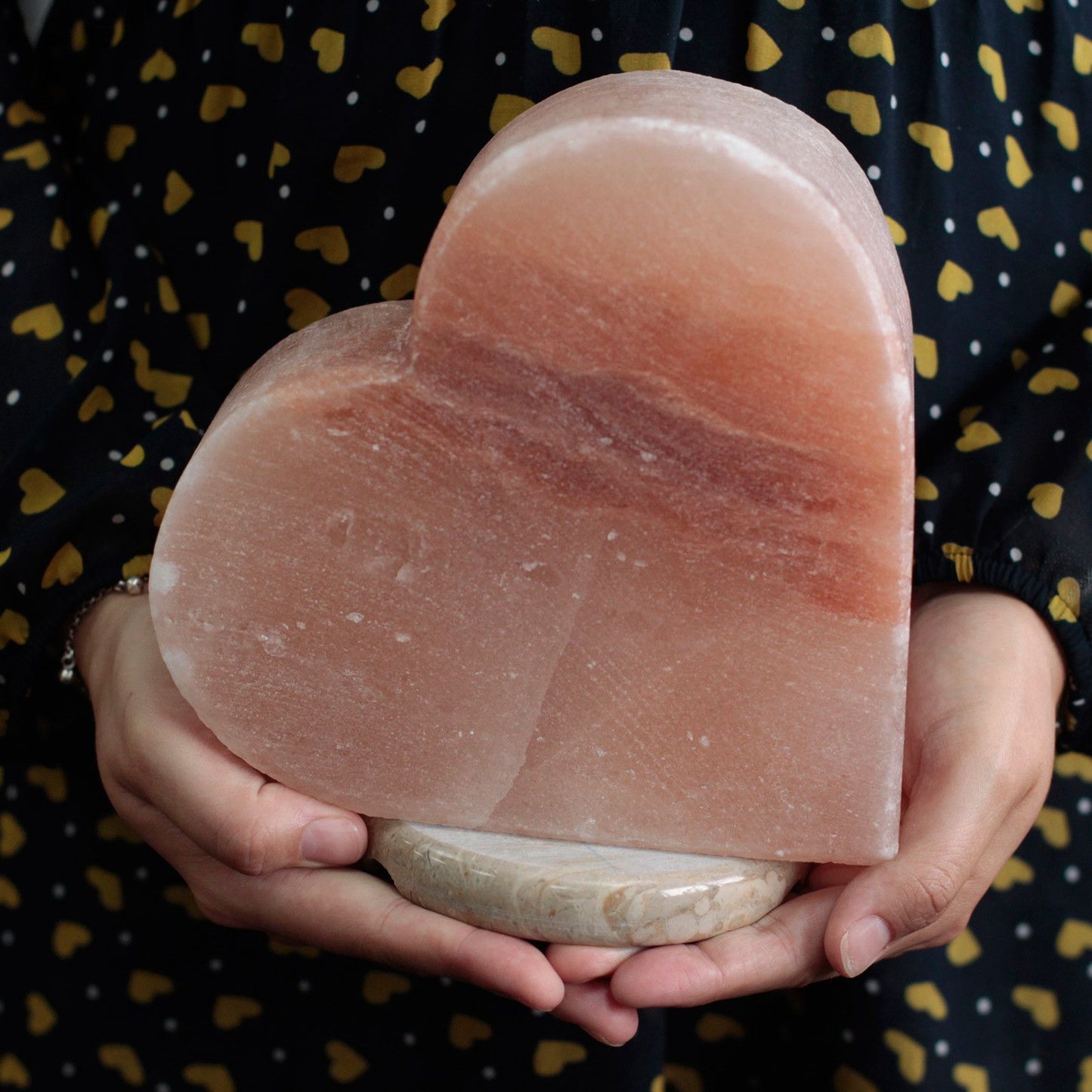 Crafted Heart Himalayan Salt Lamp – Natural Ioniser & Purifier