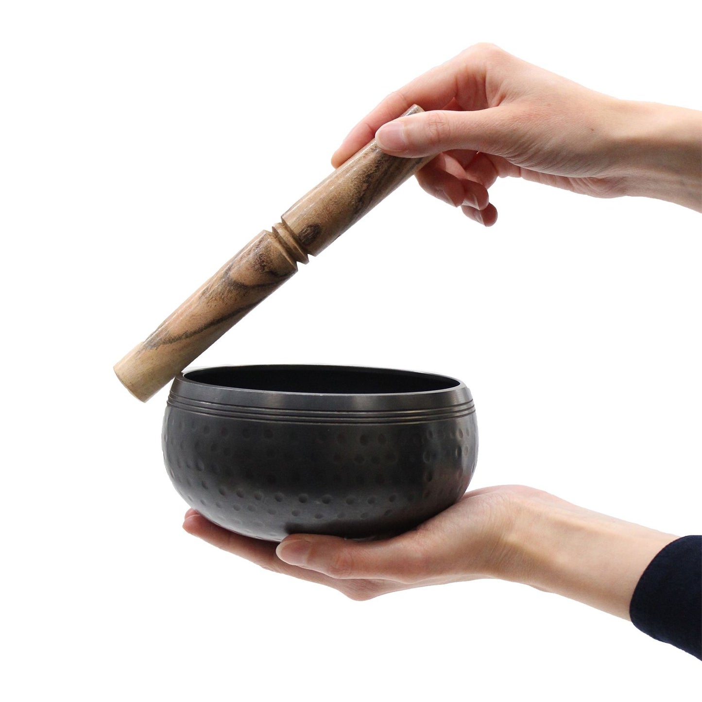 Wooden Singing Bowl Stick – 19 cm Plain Mallet for Meditation & Sound Bowls