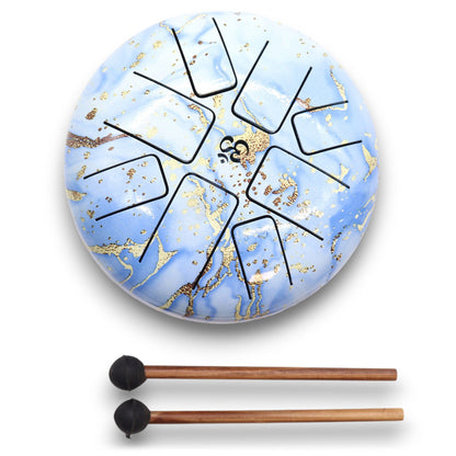 Hapi Drum Blue Sky OM – 18cm | Handpan for Meditation & Sound Healing
