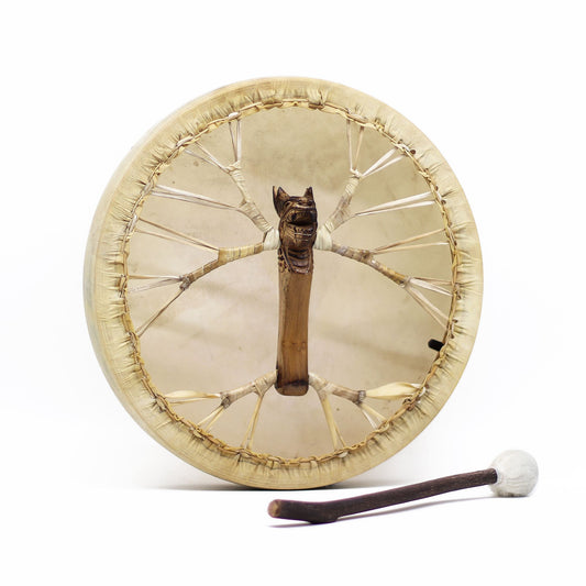 Spirit of the Dragon Shaman Drum – 40cm | Tunable Ritual & Sound Healing Drum